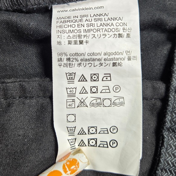 Calvin Klein Golf Shorts‎ Flat Front Modern Fit Gray Men's Size 38 - Picture 6 of 9